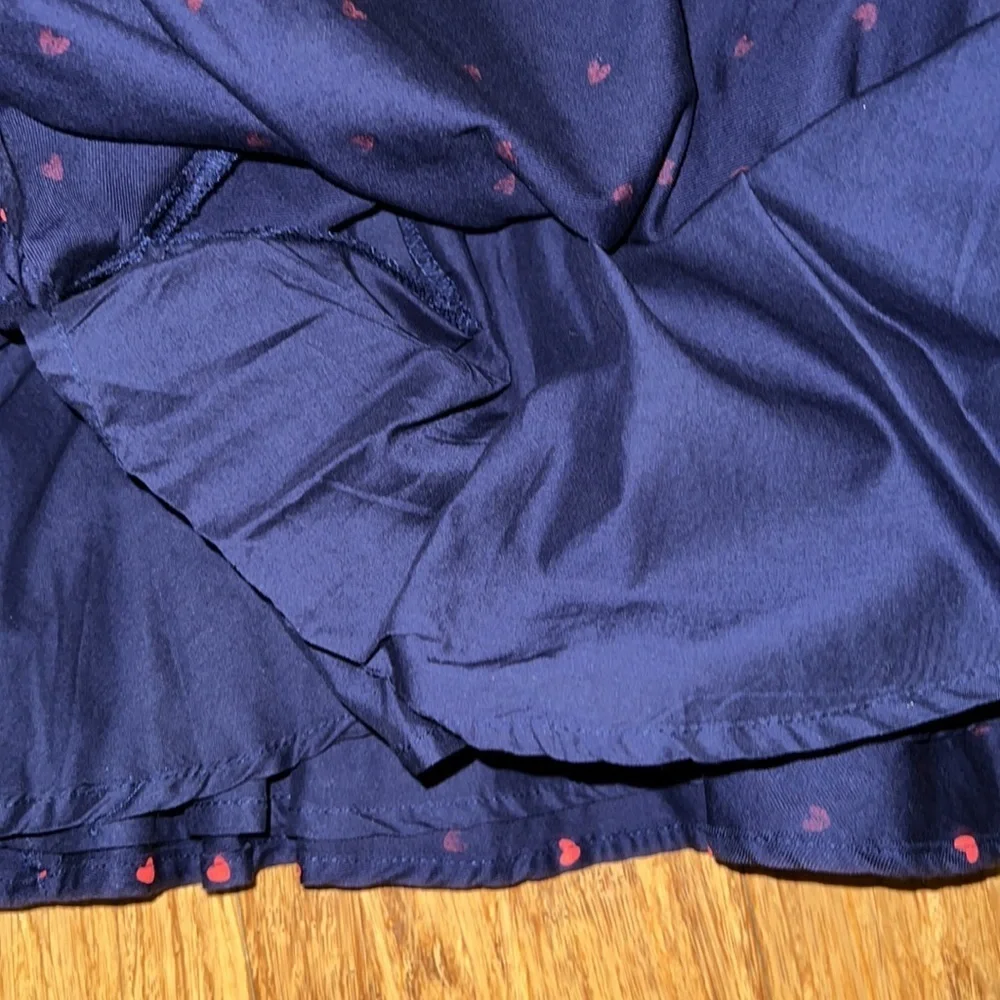 Gymboree Girls Navy and Red Heart Skirt size 8 NWT